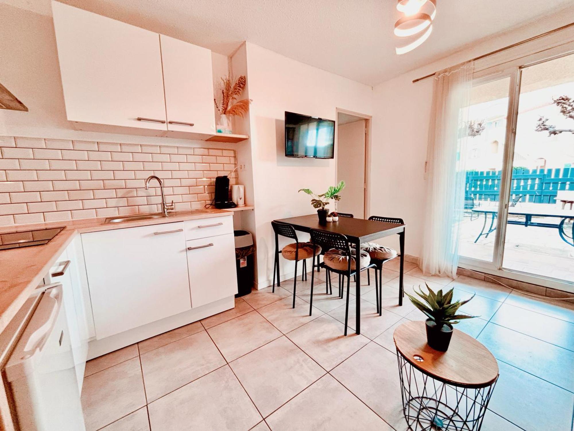 Appartement Calme Avec Jardin Privatif - 3 - Canet-en-Roussillon Exterior foto